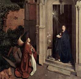 The Annunciation by Van Eyck